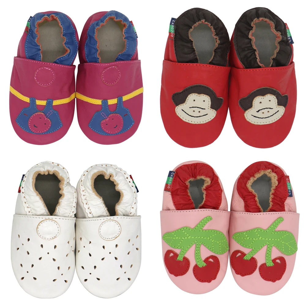 Carozoo New Leather Soft Sole Baby Shoes Toddler Slippers Up To 4 Years Newborn