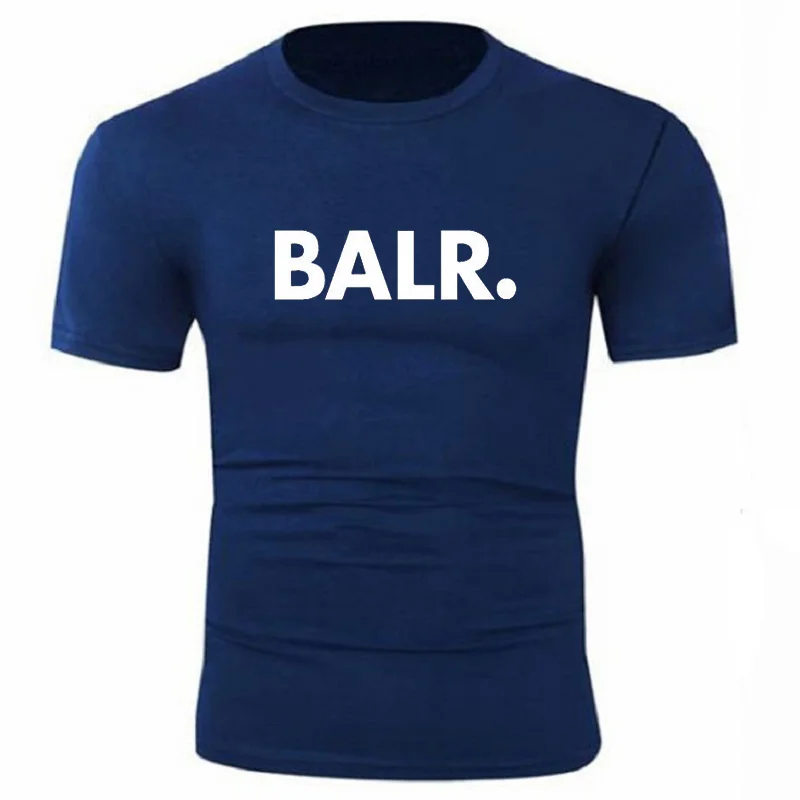 2021 New men's T-shirt high quality BALR brand printed 100% cotton round neck short sleeve cool wear | Мужская одежда
