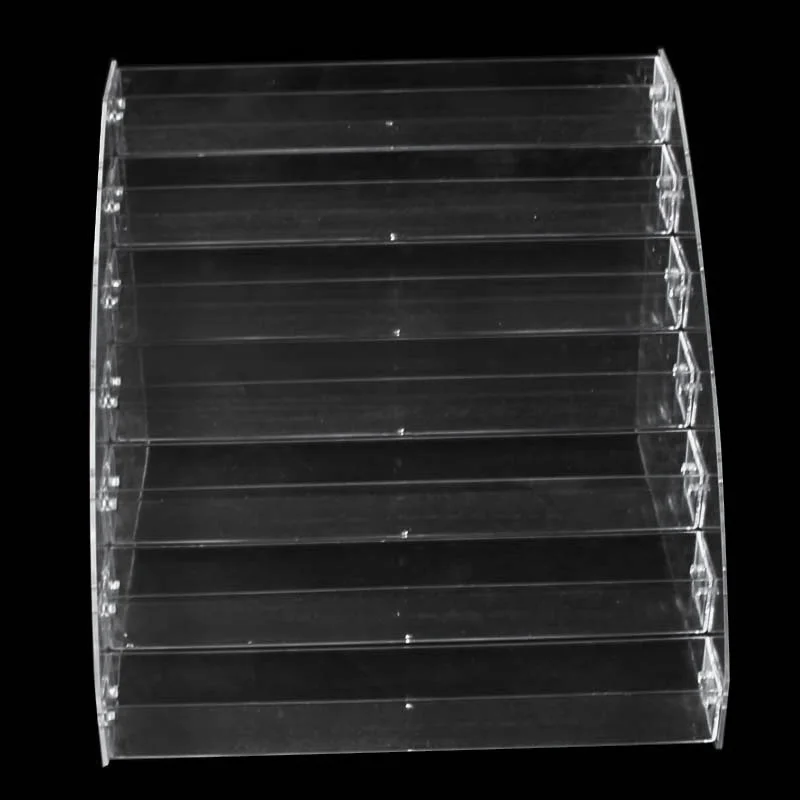 7 Tier Acrylic Cosmetics Nail Polish Rack Display Holder Plastic Box Acrylic Stand Case Lipstick Organizer Storage Nail Art Disp
