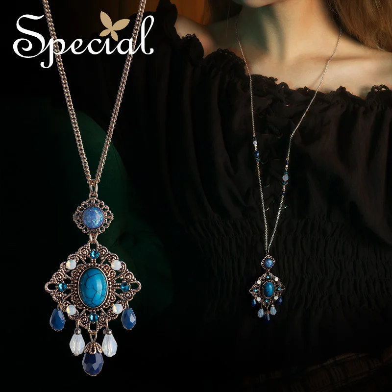 

The SPECIAL New Fashion euramerican vintage style classical chic ceramic bead long chain-style sweater chain ,S1857N