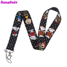 Мультипликационный собачий ремешок многофункциональный мобильный телефон ключевой ремень веревка DIY модный шейный ремешок для мобильного телефона украшение ID держатель для карт R603