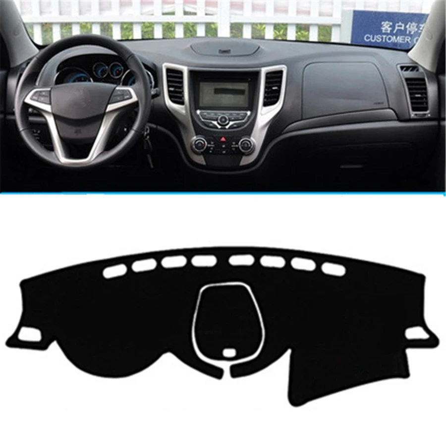 Черный коврик для приборной панели автомобиля Changan CS35 (2012 2019) 2014 2015 2016 2017 2018 авто