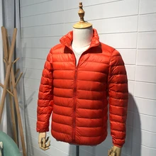 Пуховая зимняя куртка мужская Пуховики на гусином пуху