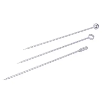 

New Stainless Steel Cocktail Picks Martini Picks Set (Pack of 15)