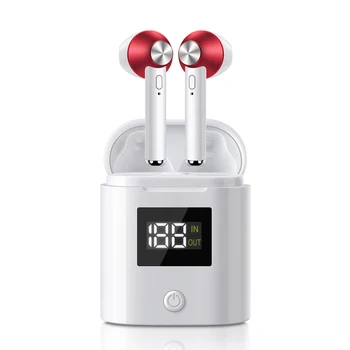 

D019 Portable TWS Wireless earphones Bluetooth 5.0 Earphone 3D Stereo Sound Earbud Headset Led Digital Display Charging Case