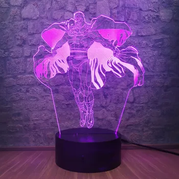 

3D Night Light X-men Super villain Magneto Model Illusion USB Touch Table Lamp for Kids Movie Fans Collection Gift Home Decor