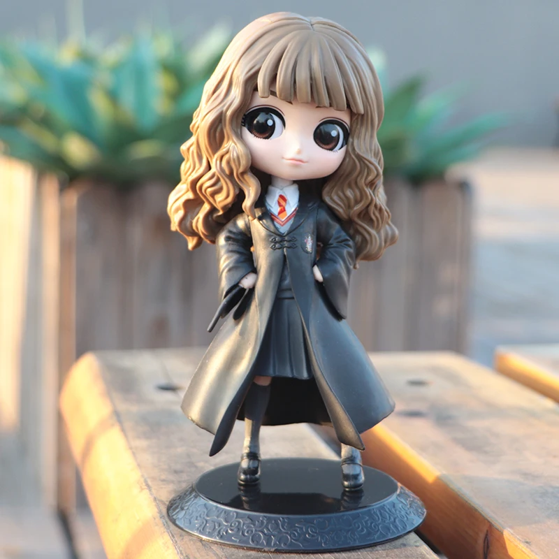 Miniko Cute Big Eyes Harried Hermione Snape PVC Anime Dolls Collectible Potter Action Figure Q Version Model Toy