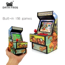Данные Лягушка 16 бит Ретро аркадная Мини Портативный игровой плеер 2,8 дюймов Встроенный 156 игры портативная игровая консоль поддержка ТВ выход подарок