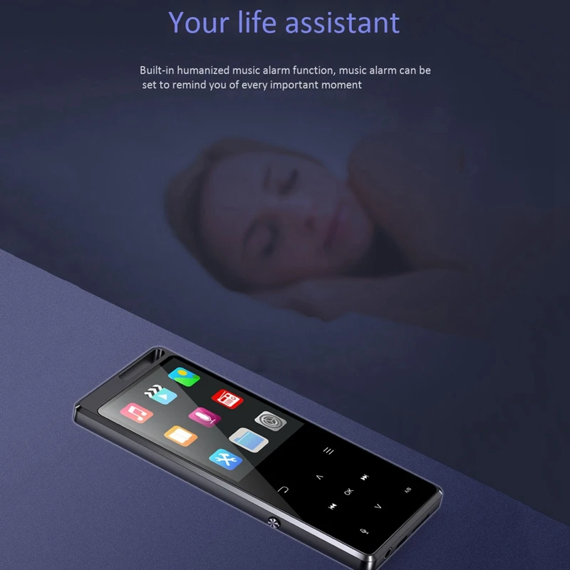 AAAE Top-2.4Inch MP3-плеер с bluetooth-динамиком встроенный 8G регулировка яркости пресс-экран Walkman с подсветкой
