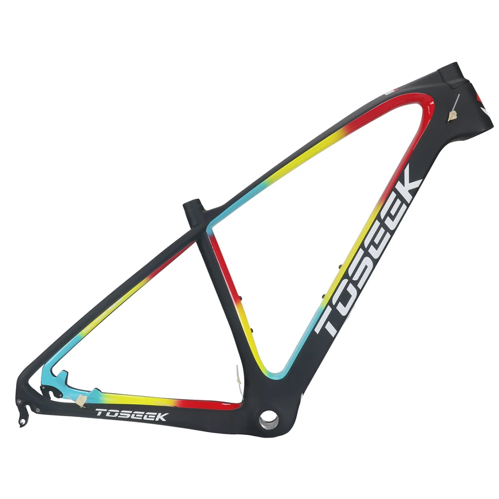 Toseek MTB горный велосипед рама 27 5/29 дюймов * 15/17/19 полная углеродная подвеска T800