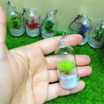 

Simulated Fleshy Plants Cactus Car Pendant Simulation Succulent Plant Necklace Pendant Necklace Creative Gift (Random Style)
