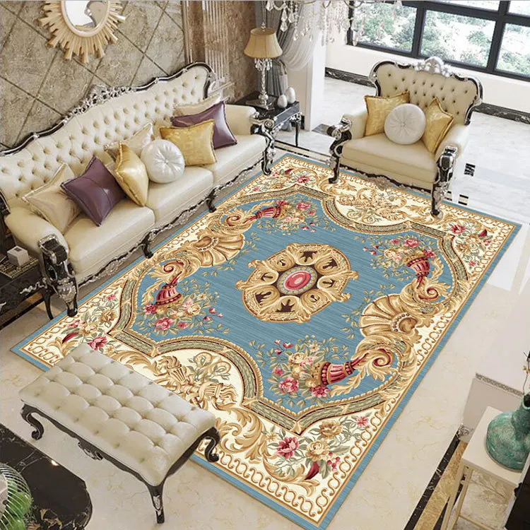 European Style Vintage Large Carpets Home Decor Sofa Table Non-Slip Bedroom Floor Mats for Bed Room Bathroom Rug Set | Дом и сад