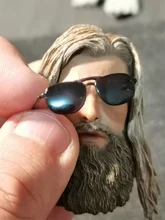 

New Toy 1/6th Woo Toys WO-004 Fat Viking Superhero Lei Player Zaku Head Sculpture With Sunglasses Model For Usual 12inch Figure
