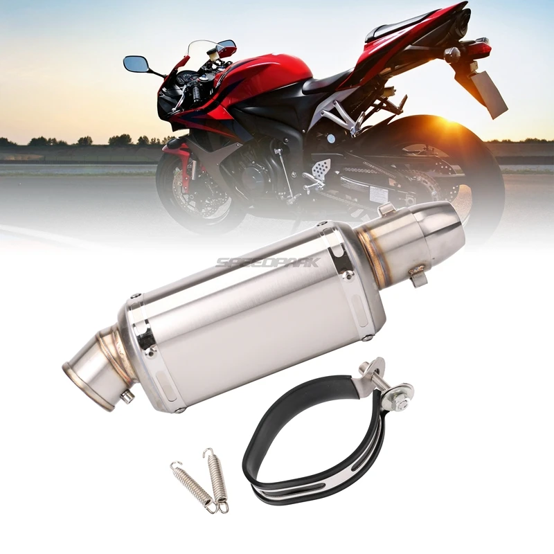 Мотоцикл Универсальный Полный системы Глушитель Трубы Escape Moto для CB400 CBR125 CBR600 YZF Z750 Z800 Z1000 TMAX530 MT07