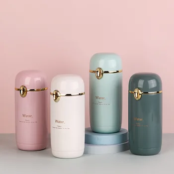 

280ML Mini Vacuum Flask Stainless Steel Cute Thermos Bottle Big Belly Cup Fashion Portable Travel Car Water Bottle