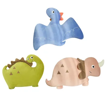 

53CM Japanese Cute Dinosaurs Pterosauria Triceratops plush Pillow cushion Stuffed Animals Doll Christmas Gift Kids Toy