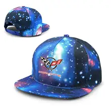 Изображения Корвет логотип унисекс Звездный колпачок галактики Прохладный Регулируемый Хип-хоп