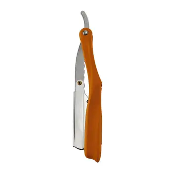 

Stainless Steel Razor Holder Vintage Manual Folding Hair Cutting Knife Holder