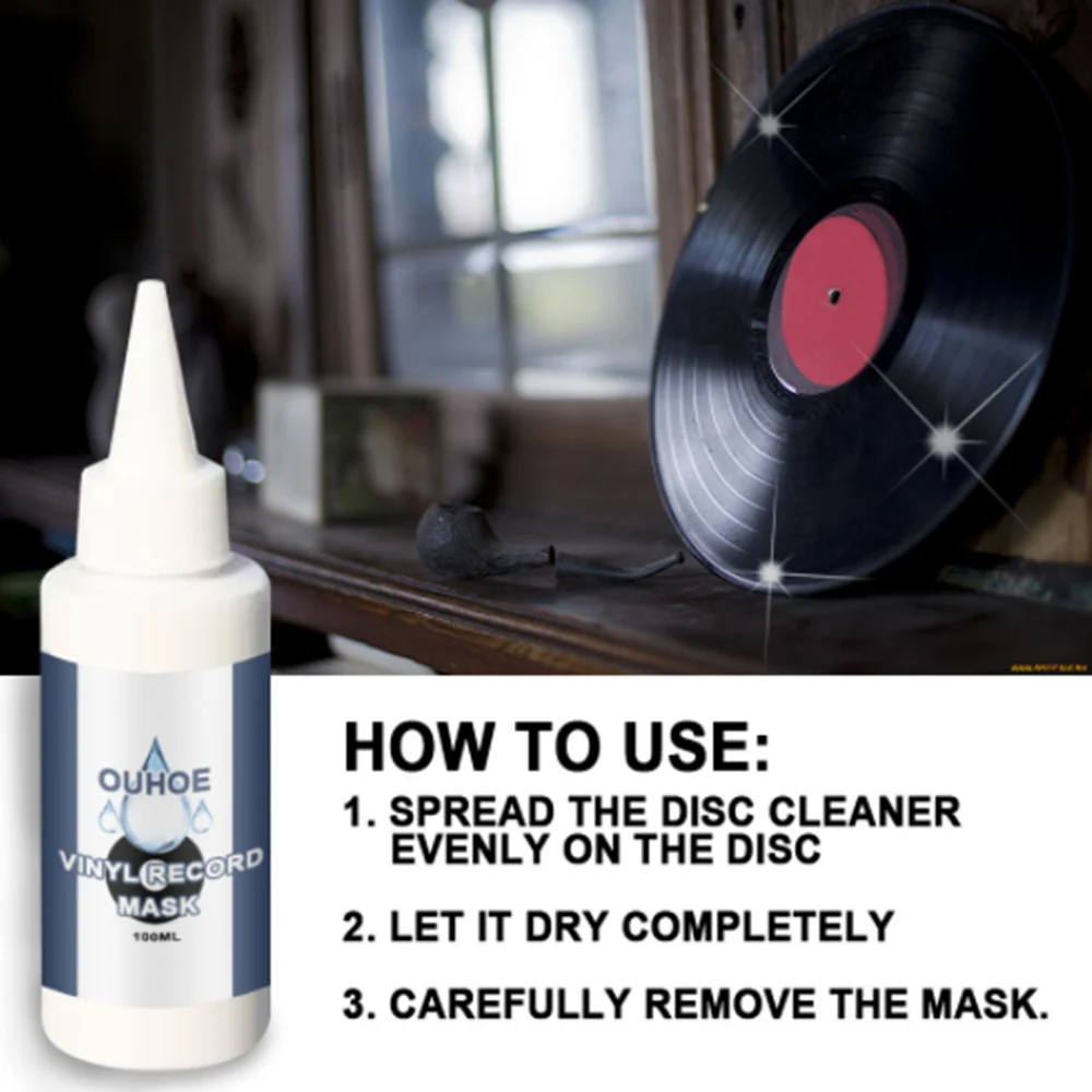 Запись очистителя для удаления грязи и звука очиститель гусеницы масла |