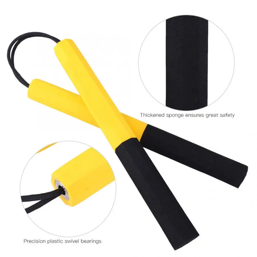 Nunchaku тренировочные защитные Пузырьковые пены Nunchakus детские игрушки боевое искусство для начинающих тренировочные инструменты