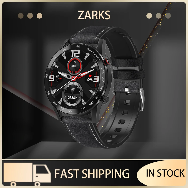 ZARKS Smart Watch Men Women IP68 Waterproof Sports Smartwatch ECG Heat Rate 360*360 Alarm Bluetooth Call Watches For Android IOS