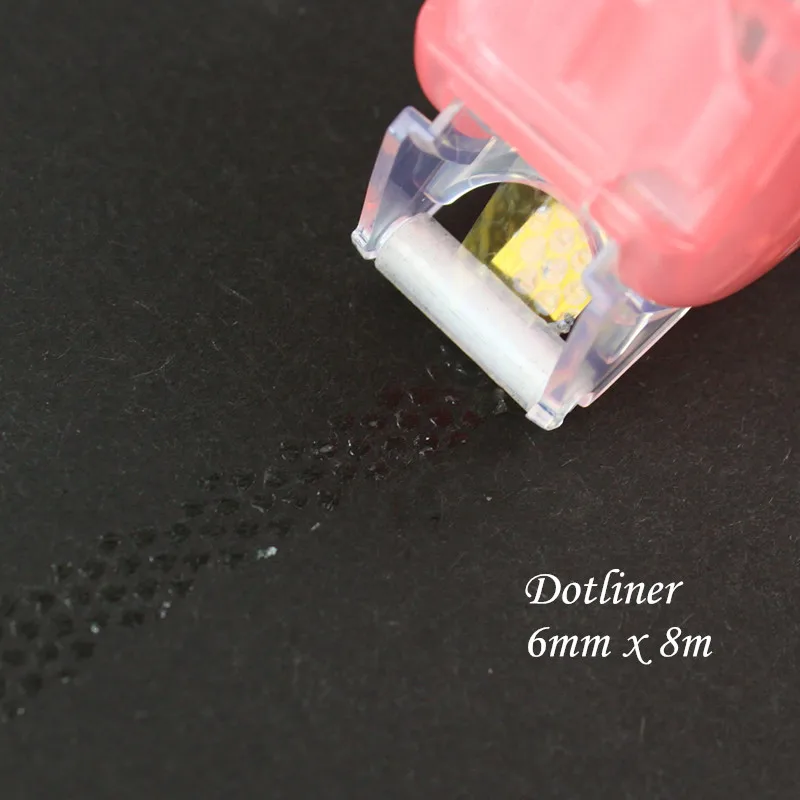 4pcs/Lot 6mm Mini Double Sided Adhesive Dots Stick Roller, Permanent Adhesive  Applicator, Glue Tape Dispenser