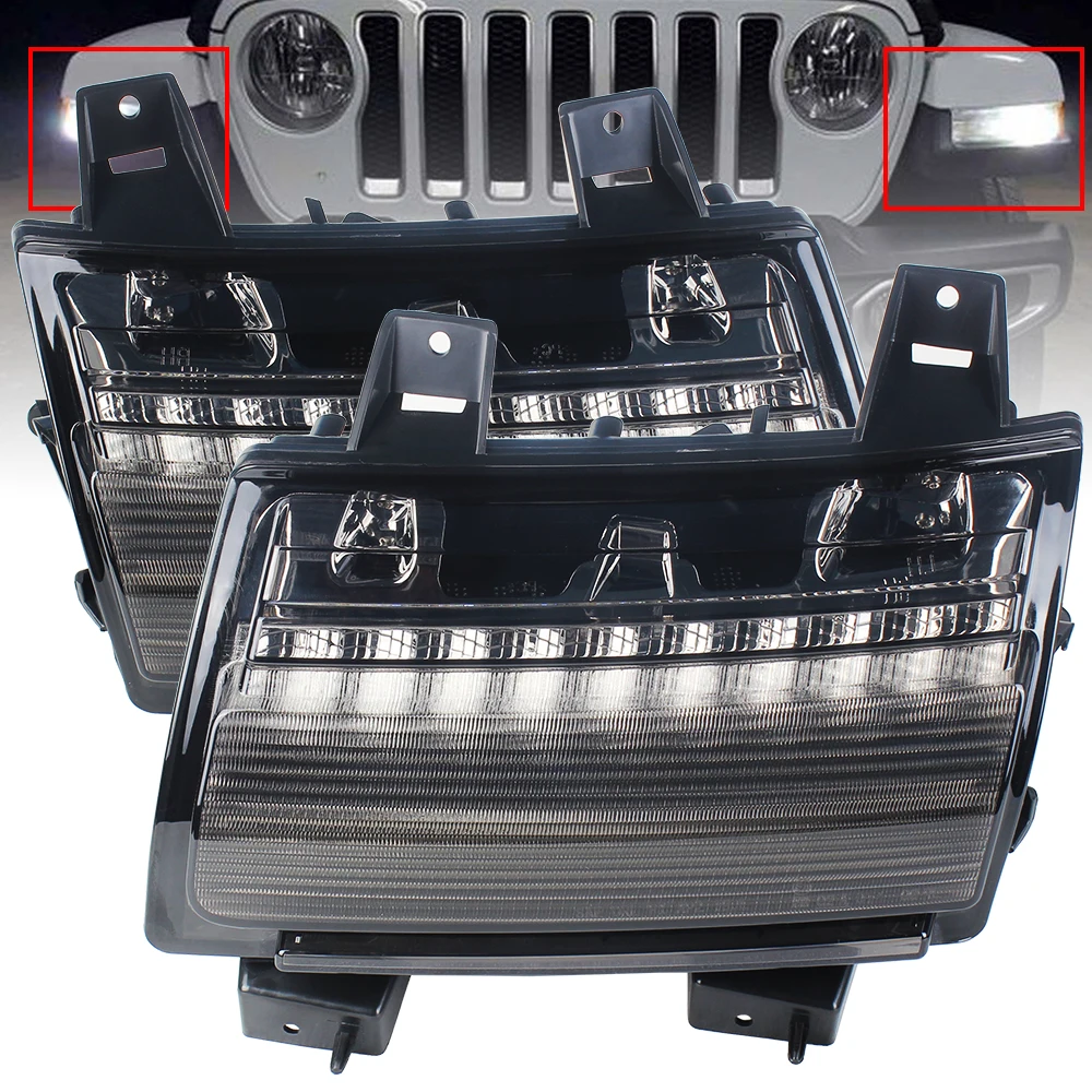 Светодиодный фонарь дневного света для jeep jl светодиодный указатель поворота