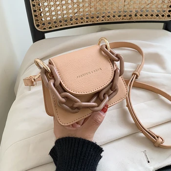 

Red Female Mini Chain Tote Bag 2020 Summer New High-quality Leather Women's Designer Handbag Travel Shoulder Messenger Bag