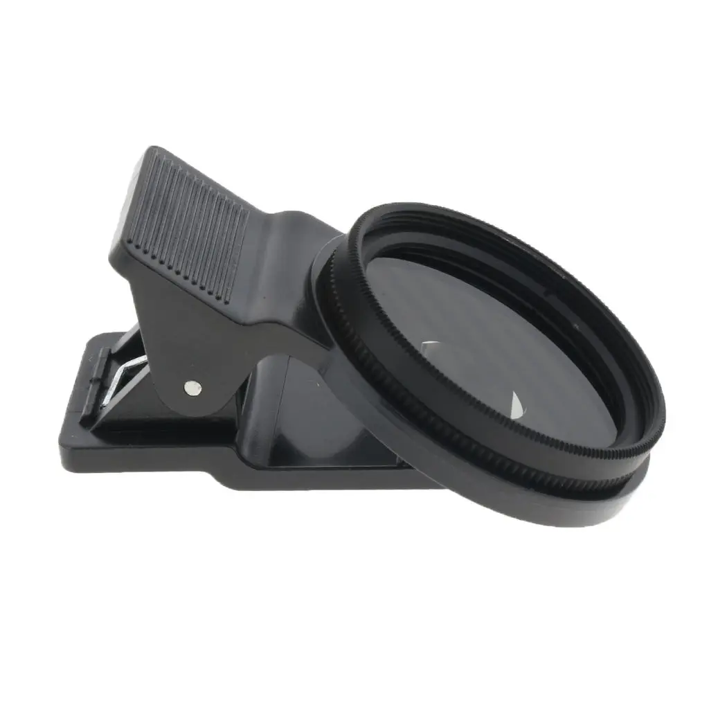Circular Polarizing Filter Phone Lens Filter CPL Lens Filter 37mm Circular Polarizing Filter CPL Clip-on Phone Lens Thin Efficient Circular Polarized