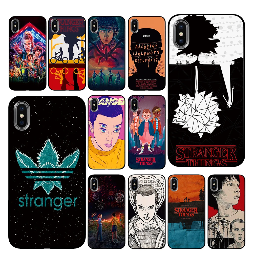 Странные Вещи Сезон 3 черный чехол ТПУ для iPhone 5 5S 6 6s 7 8 Plus X XS XR 11 Pro Max | Мобильные