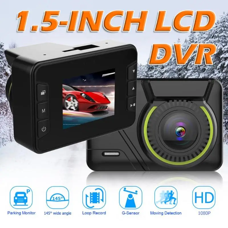 HR802B мини FHD 1080p WiFi Автомобильный видеорегистратор Камера AR0237 сенсор 1,5 дюймов Dashcam