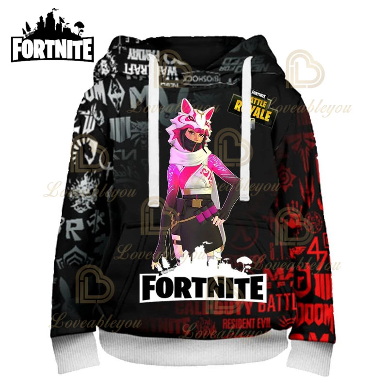 6XL Personalised Fortnite Hoodie Kids and Adults size from  2 years old