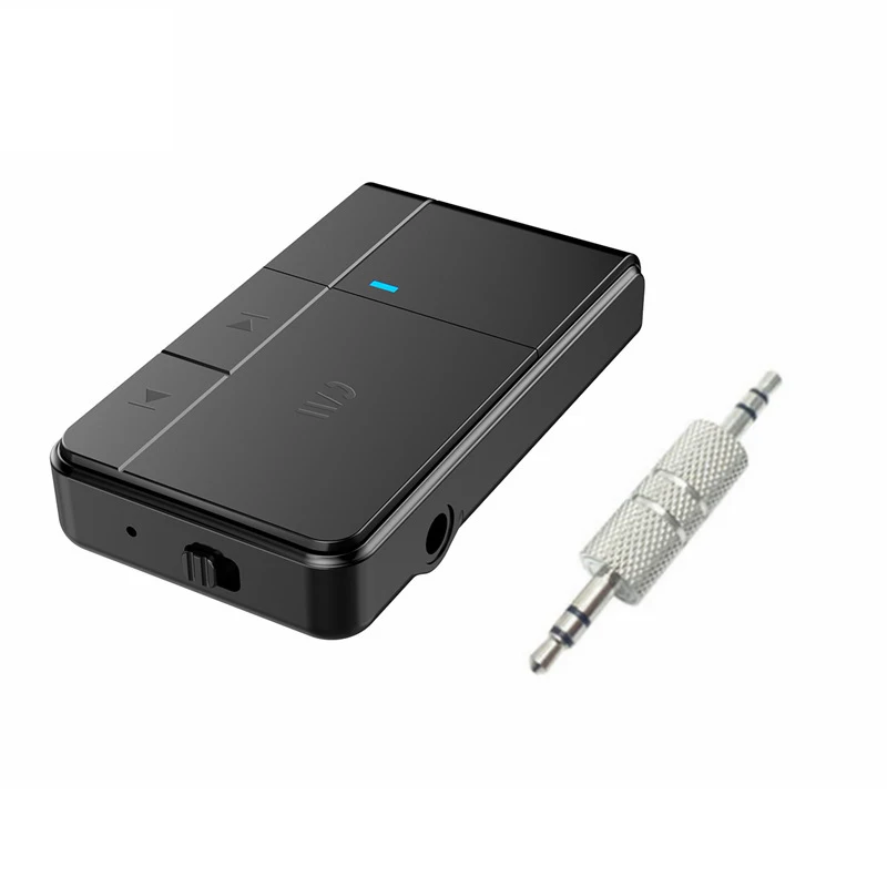 Bluetooth приемник 5,0 беспроводной передатчик 3,5 мм разъем громкой связи с 10H время воспроизведения для наушников динамик аудио AUX автомобиля