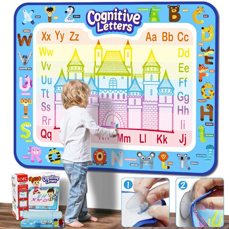 GOOBAT Aqua Magic Doodle коврик для рисования развивающие игрушки детей малышей мальчиков и