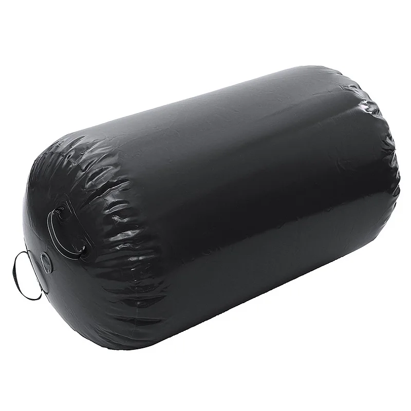 Gofun AirTrack Air Cylinder Tumbling Track гимнастика Упражнение Колонка надувной тренажерный зал перевернутый Backflip обучение детей безопасный - Цвет: Black