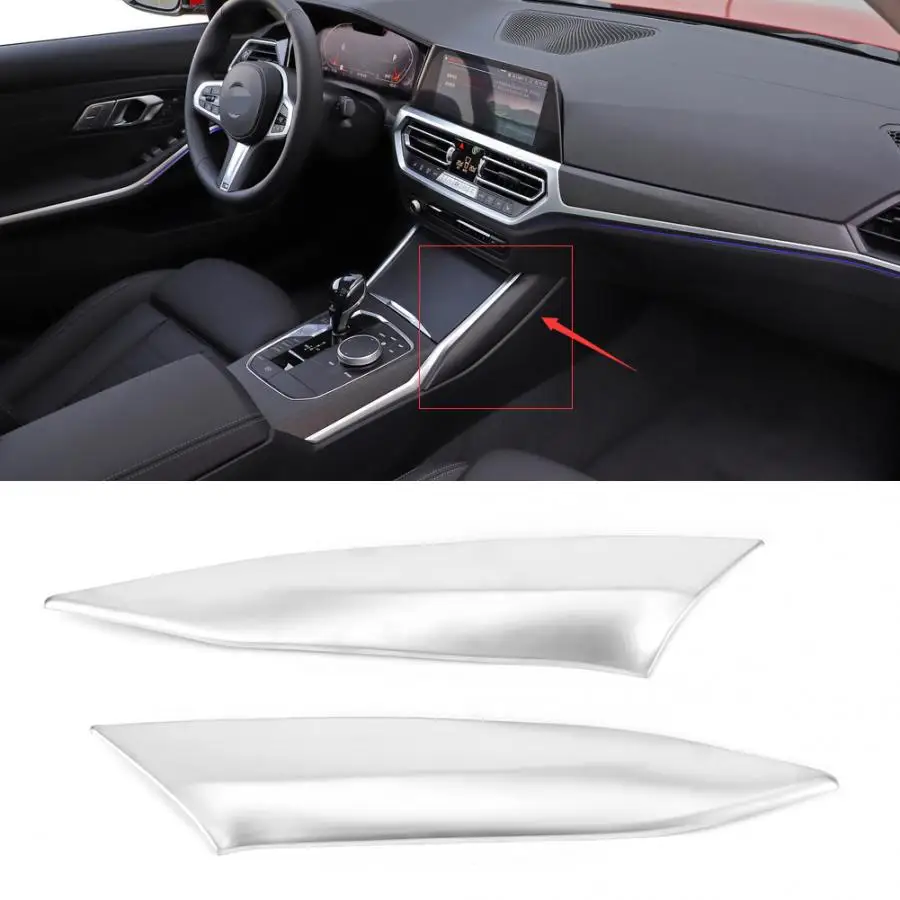 

2Pcs Left-Hand Driving Center Console Side Cover Trim Decor Fit for BMW 3 Series G20 G28 2020 Car Accessories Interior New