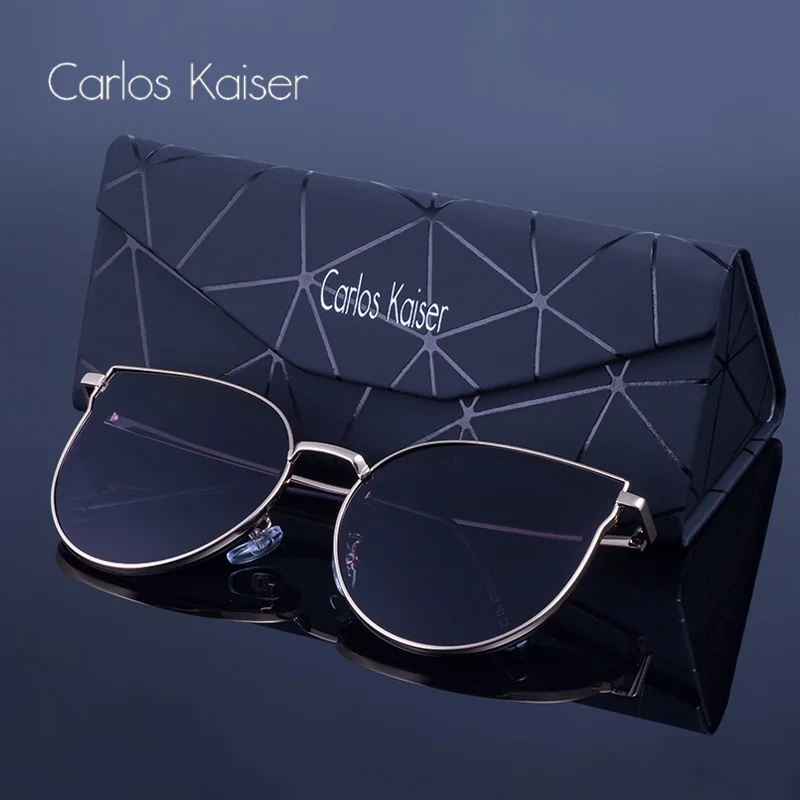 Carlos Kaiser Модные солнцезащитные очки для женщин Кошачий глаз винтажные градиентные очки ретро кошачий глаз солнцезащитные очки женские UV400