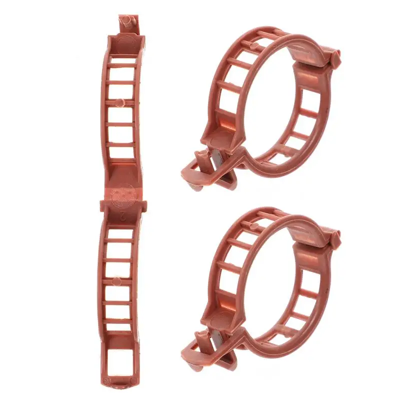 Plant Clips 100pcs Trellis Clip Accessories Hangers Greenhouse Tomato Stem Clips plant clips,plastic plant clips,plant stem support,flower stem holder