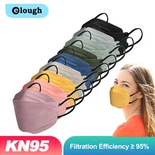 Morandi kn95 máscaras de peixes forma 3d adulto colores mascarillas ffp2 fpp2 aprovado 4 camadas poeira rosto boca máscara de segurança ffp 2
