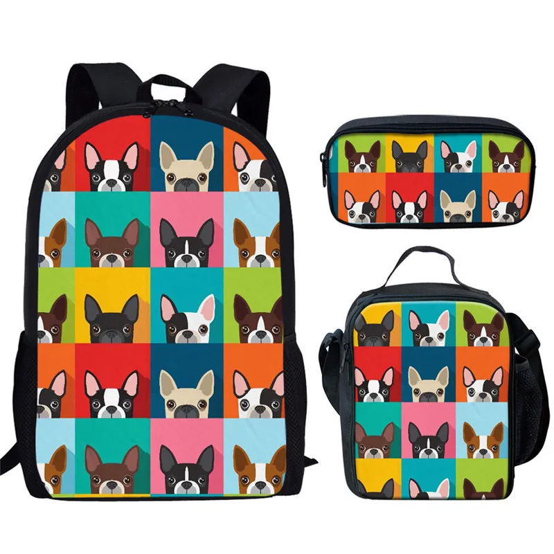 borse-da-scuola-ortopediche-cute-boston-terrier-print-cartoon-school-book-bags-zaini-per-bambini-3-pz-set-zaino-per-ragazza