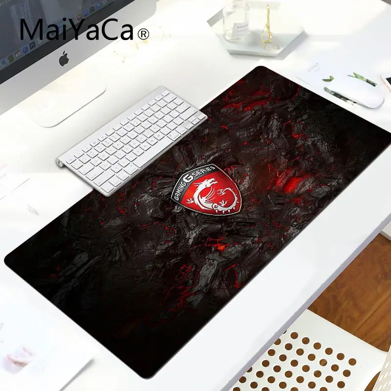 LockEdge 30X90cm MaiYaCa пользовательские кожи MSI логотип красивый коврик для мышки в стиле аниме ноутбук игровой Lockedge мыши коврик для мыши игровой коврик для мыши - Цвет: LockEdge 30X90cm