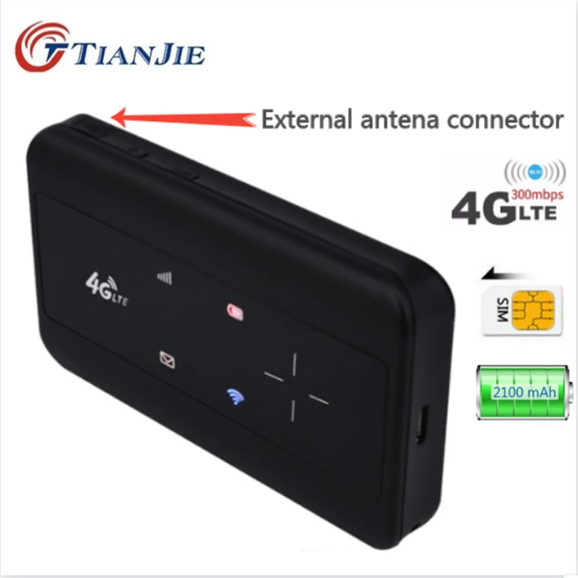 Unlocked Universal 3G 4G SIM Card Router CAT4 LTE FDD TDD WiFi Mini Mobile Hotspot Wireless Pocket Wi-Fi Portable Modem 150Mbps