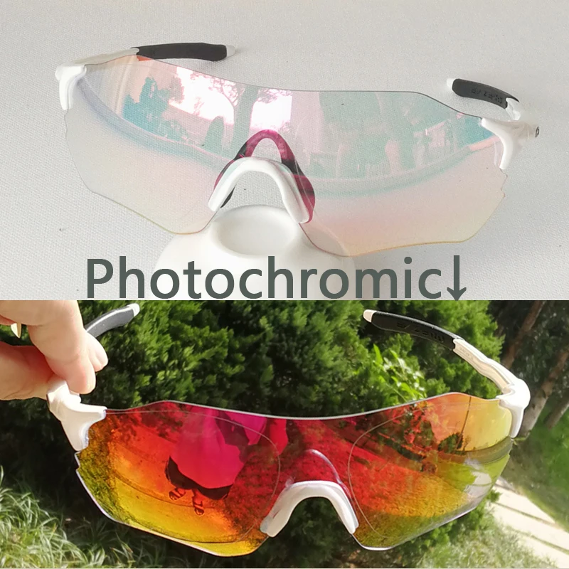 9313evzero фотохромные поляризационные спортивные очки для мужчин MTB горная дорога велосипедные очки солнцезащитные очки Holbrooki Gafas De Sol - Цвет: zero-white-cai