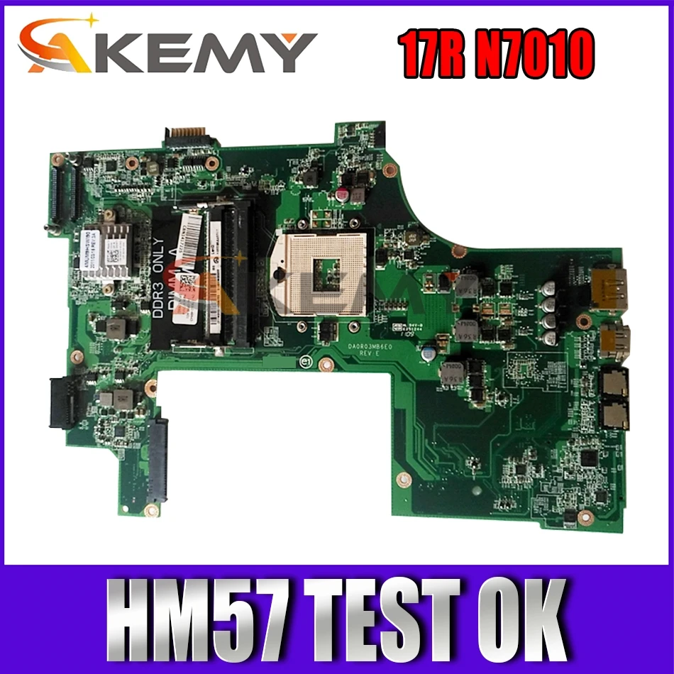 0GKH2C CN-0GKH2C GKH2C для DELL 17R N7010 материнская плата ноутбука DA0UM9MB6D0 оригинальная с HM57