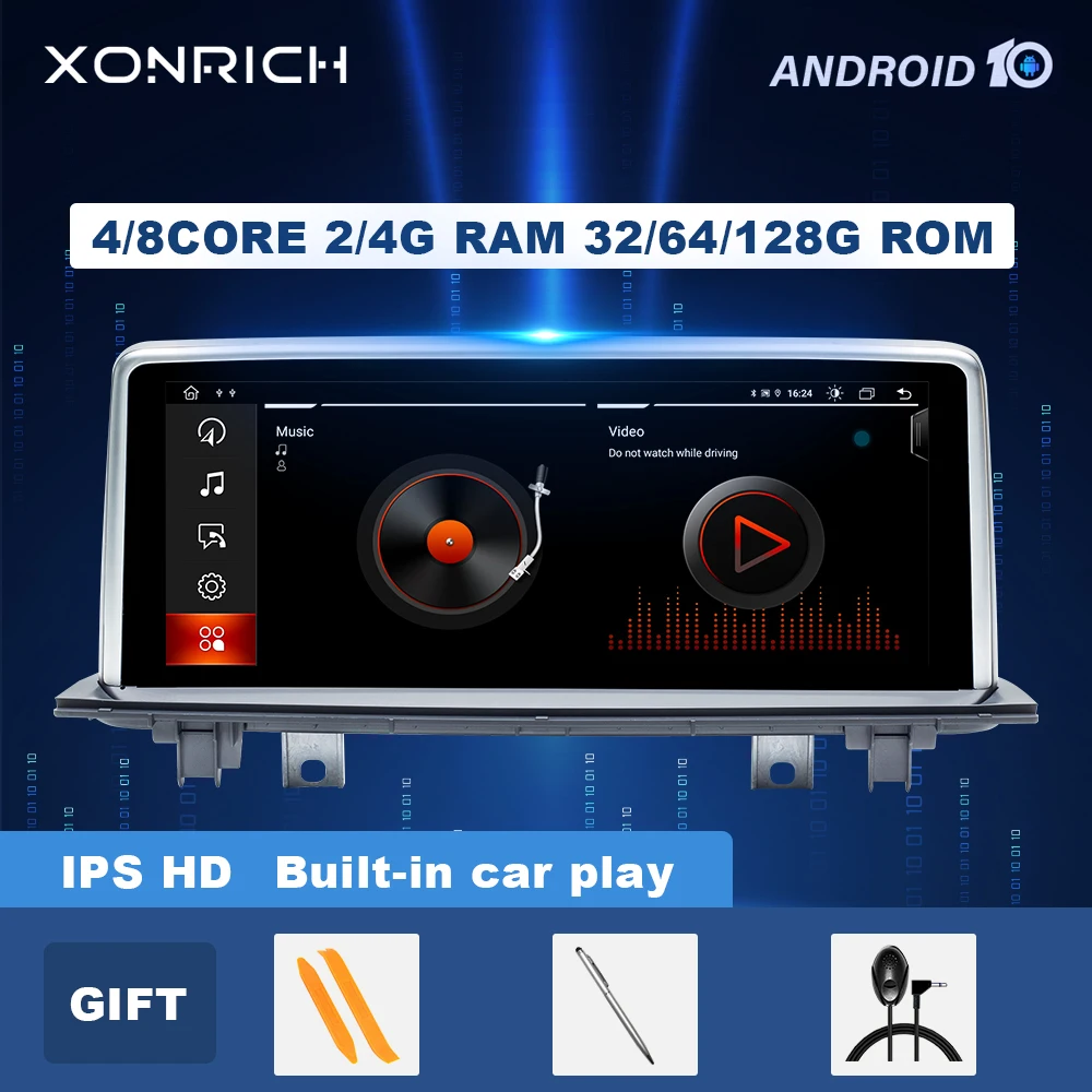 Автомагнитола для BMW X1 F48 2016 2017 2018 NBT 4 Гб IPS Android 10 GPS | Автомобили и мотоциклы