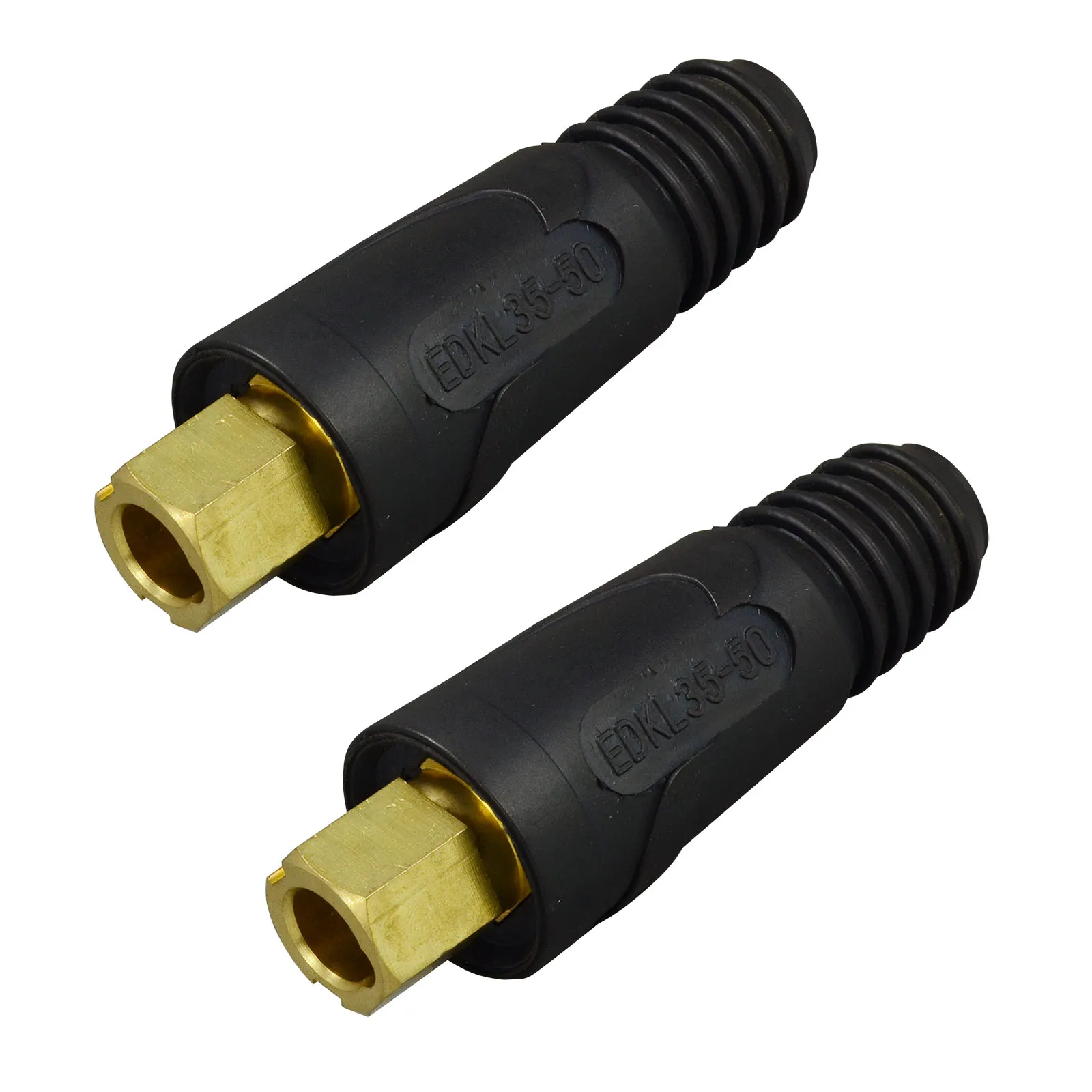 #4-#1 KINGQ Welding Cable Joint Quick Connector Pair DINSE-Style 200Amp-300Amp 35-50 SQ-MM 2-set 