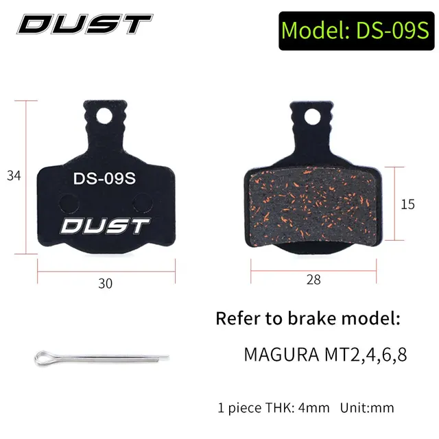 Bicycle Disc Brake Pad Bike Hydraulic Disc Brake Pads Semi-Metallic Cycling Brake Pads for BB5 BB7 DS-09S