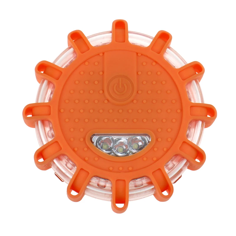 Orange Geoeon многофункциональное аварийное безопасности Flare красный фальшфейер магнит мигание Предупреждение ночные огни дороги Маяк D517 - Цвет: Orange