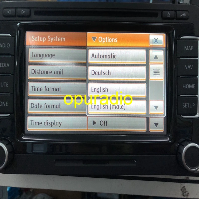 RNS510 led radio with Australia map''