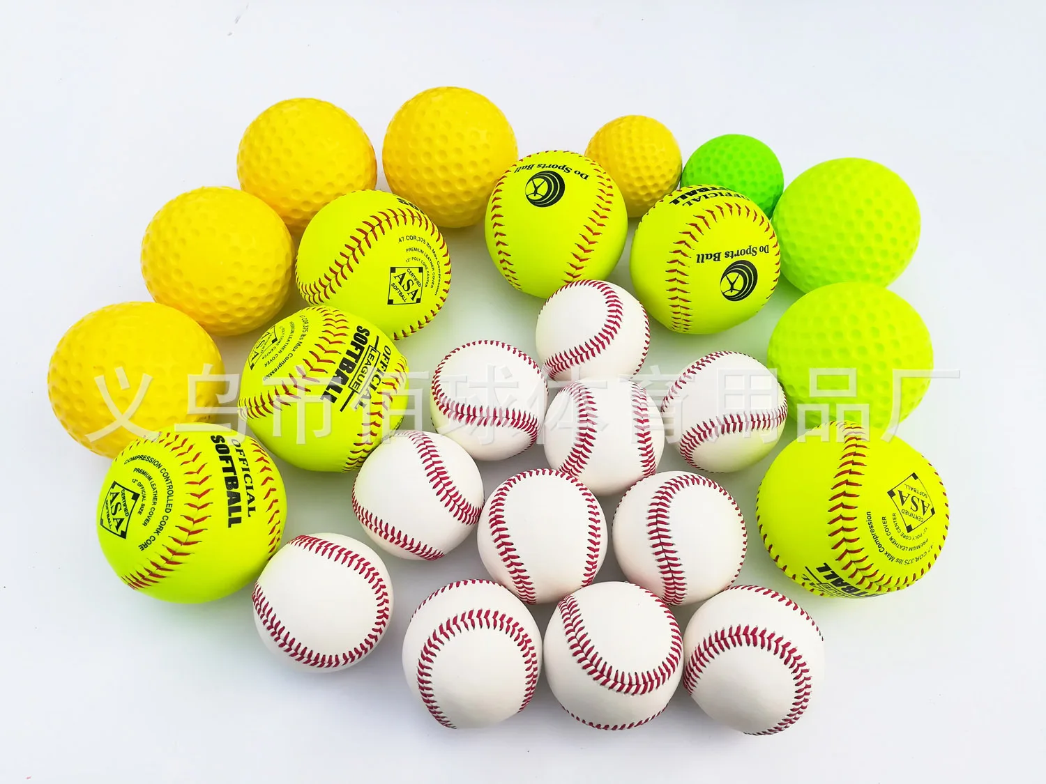 Exquisite Baseball 9-inch Hot Stamping Screen Printing Bump Imprint Soft-Rigid Signed Baseball Training Baseball